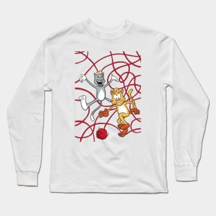 Cats At Play Long Sleeve T-Shirt